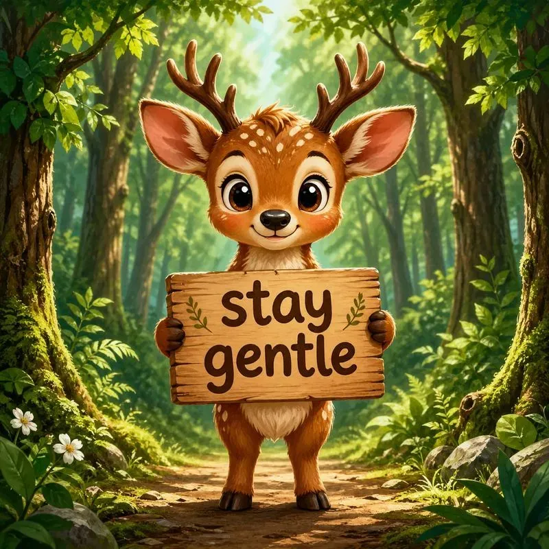 Forest Animal Motivation Signs