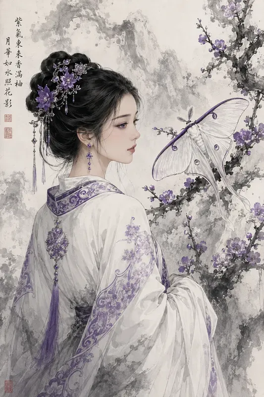 Shui Mo Hanfu Animal Portraits