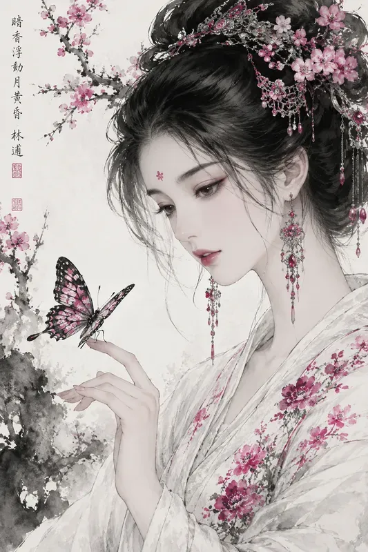 Shui Mo Hanfu Animal Portraits