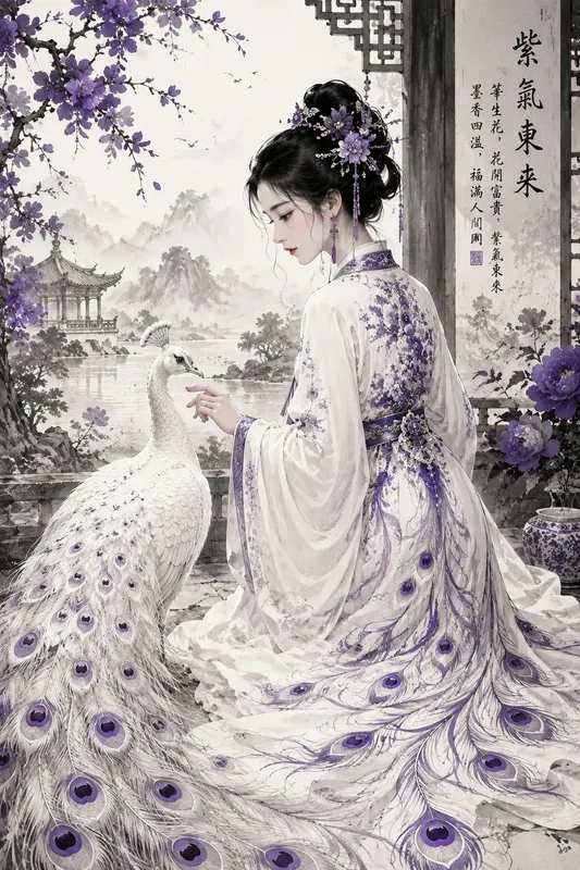 Shui Mo Hanfu Animal Portraits