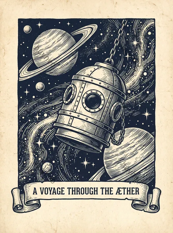 Victorian Woodcut Celestial Art