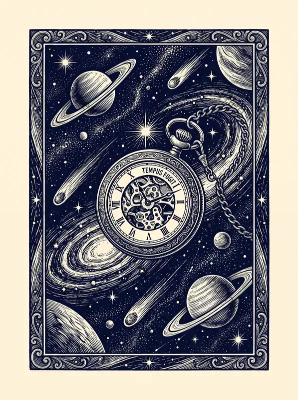 Victorian Woodcut Celestial Art