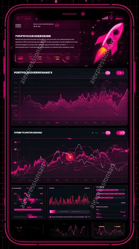 Flat 2D Vector App UI Screenshots