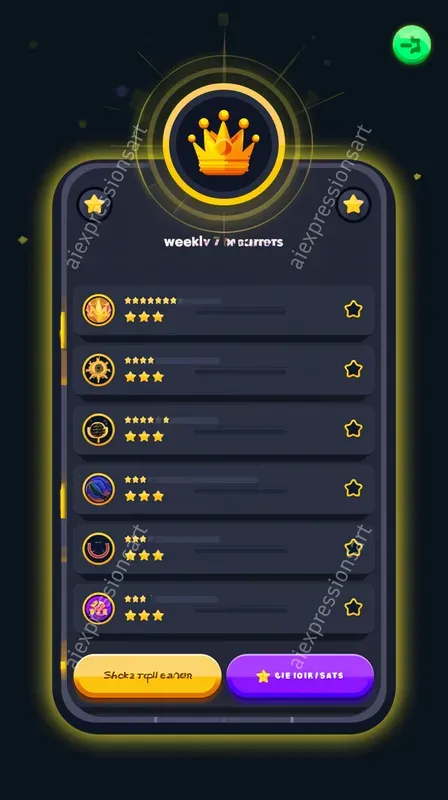 Flat 2D Vector App UI Screenshots