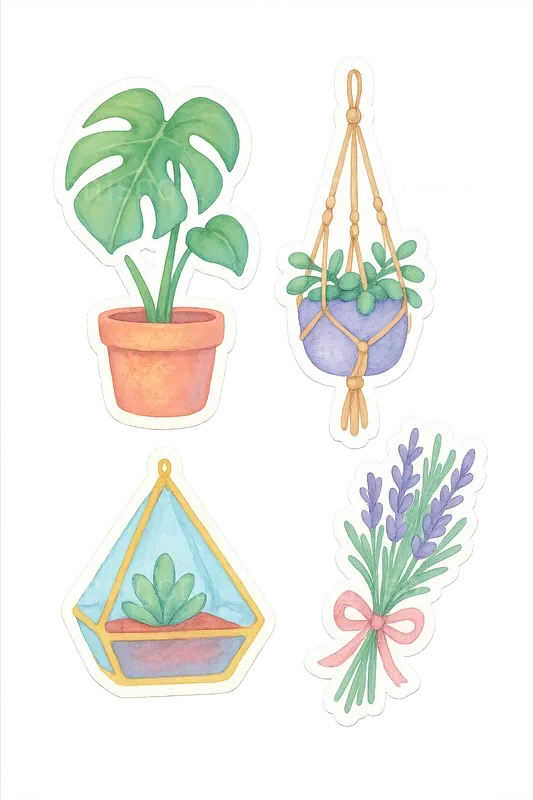 Cozy Living Essentials Stickers