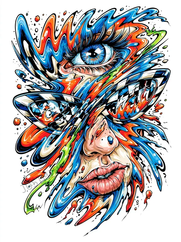 Electric Motion Pop Art Tshirt Designs