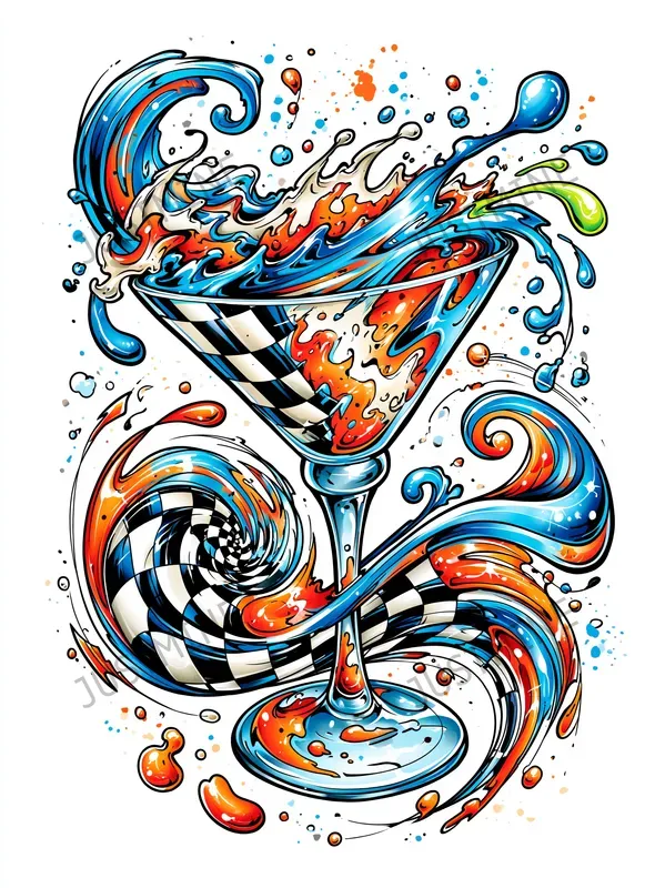 Electric Motion Pop Art Tshirt Designs