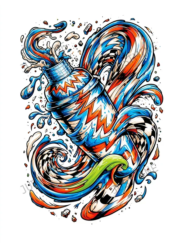 Electric Motion Pop Art Tshirt Designs