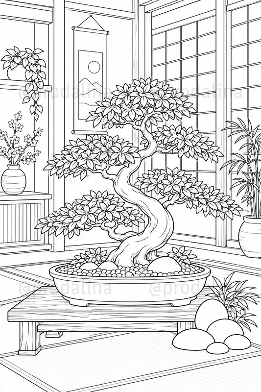 Indoor Garden Coloring Pages