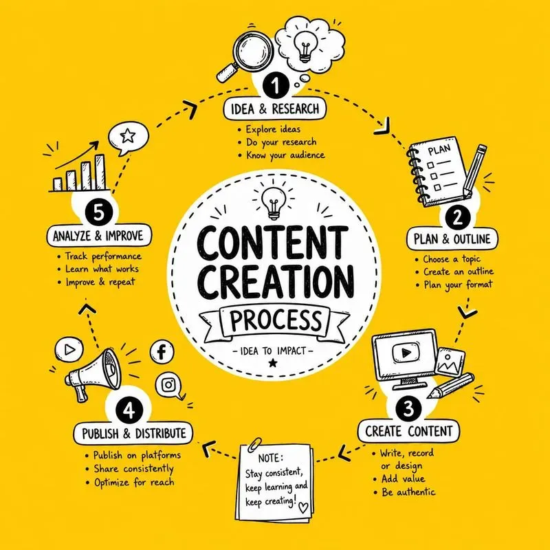 Hand Drawn Circular Scribe Infographics