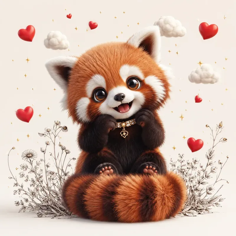 Cute 3D Baby Animal Magic Portraits