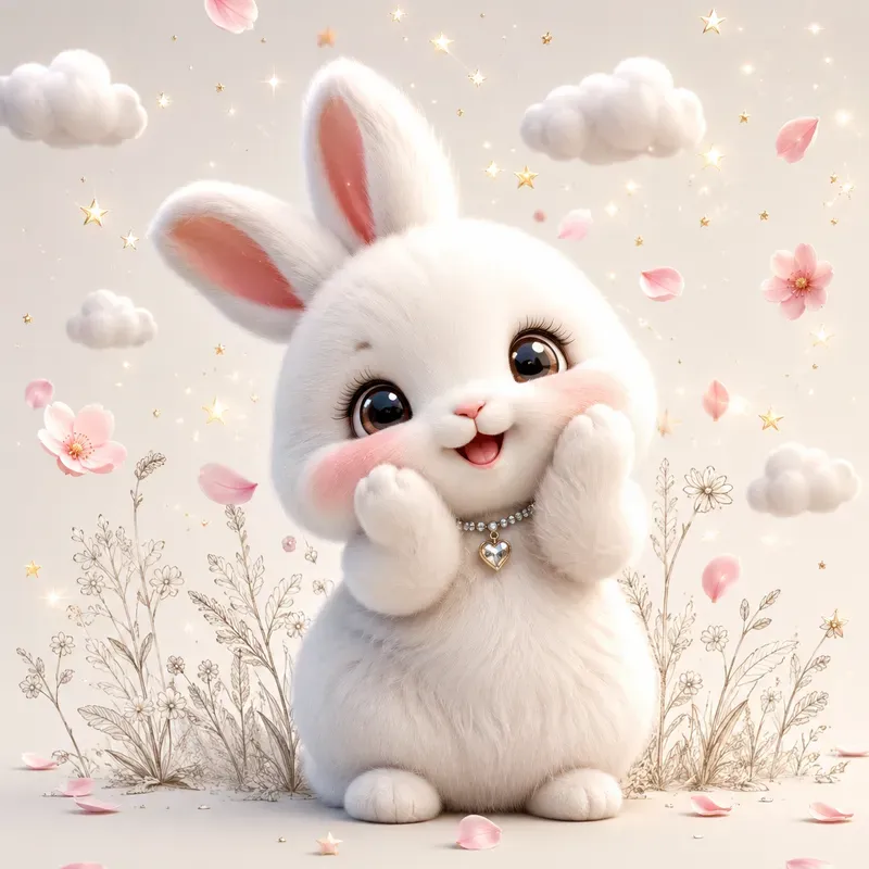 Cute 3D Baby Animal Magic Portraits