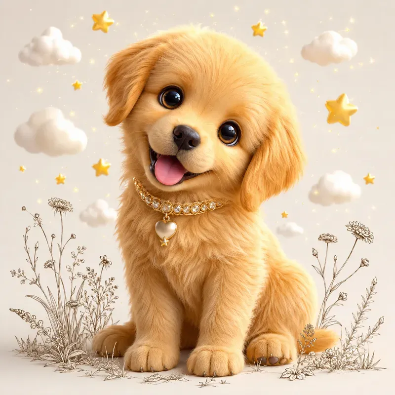 Cute 3D Baby Animal Magic Portraits