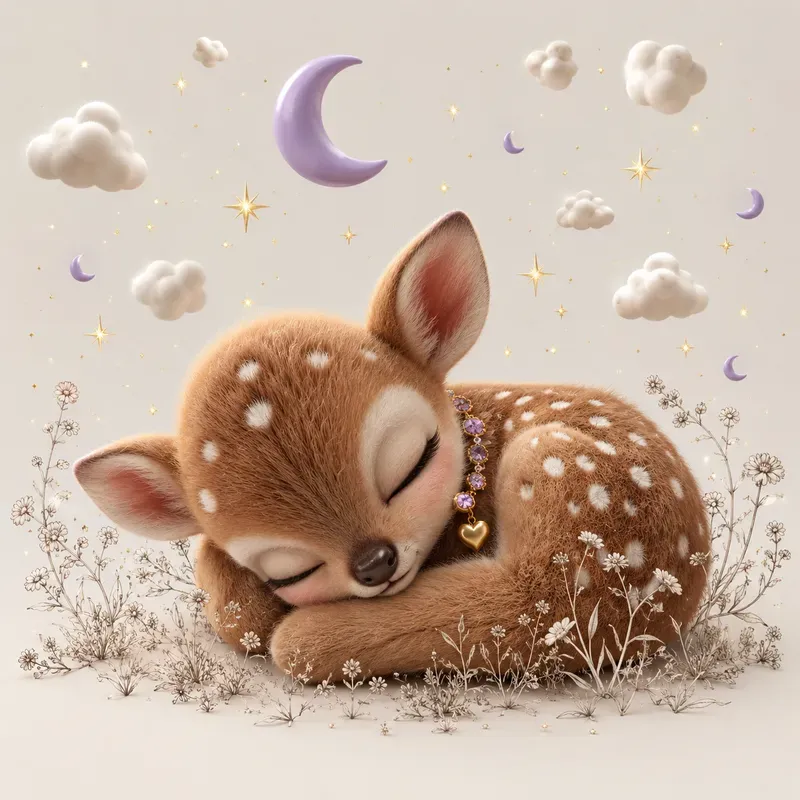 Cute 3D Baby Animal Magic Portraits