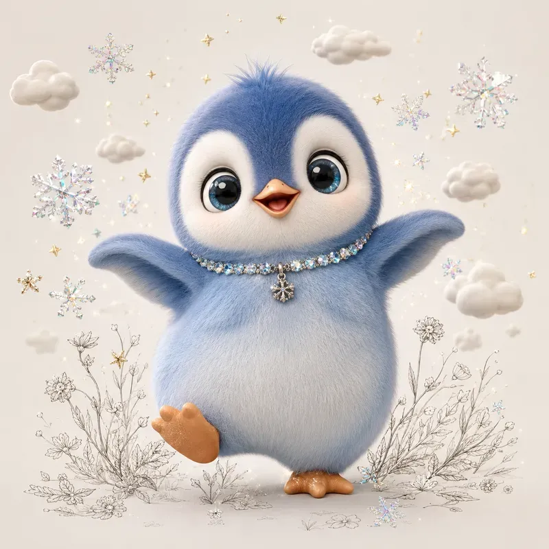 Cute 3D Baby Animal Magic Portraits