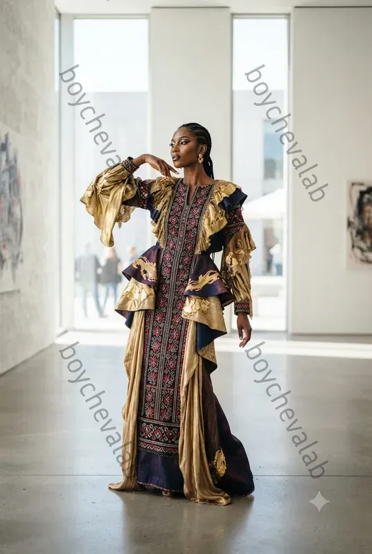 Folklore Meets Future Fashion Art