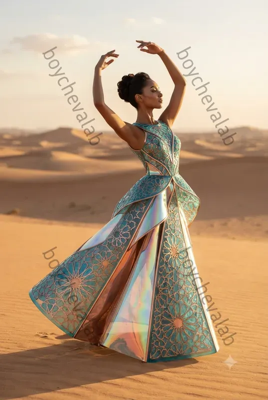 Folklore Meets Future Fashion Art
