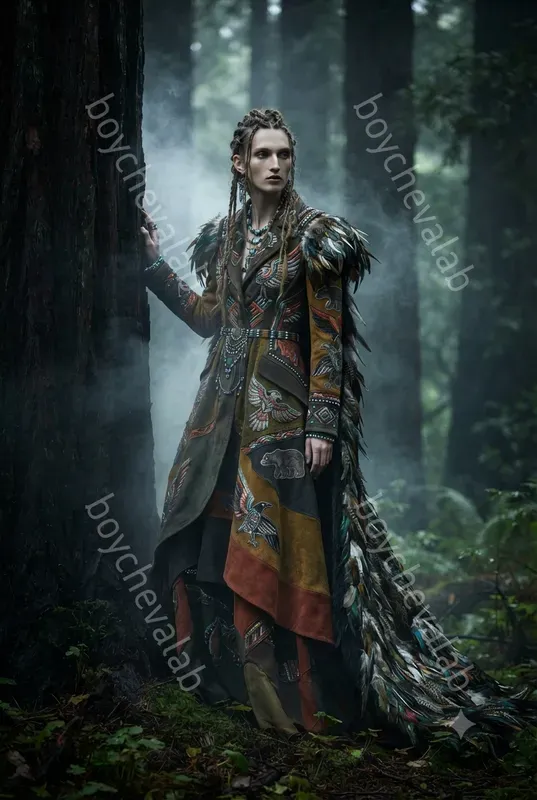 Folklore Meets Future Fashion Art