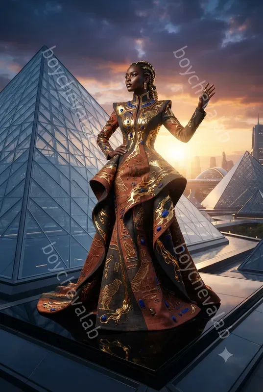 Folklore Meets Future Fashion Art