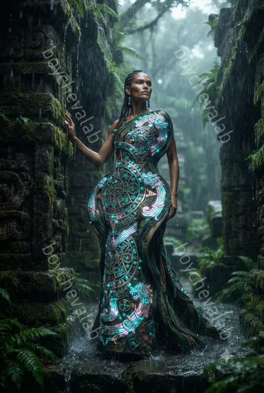 Folklore Meets Future Fashion Art
