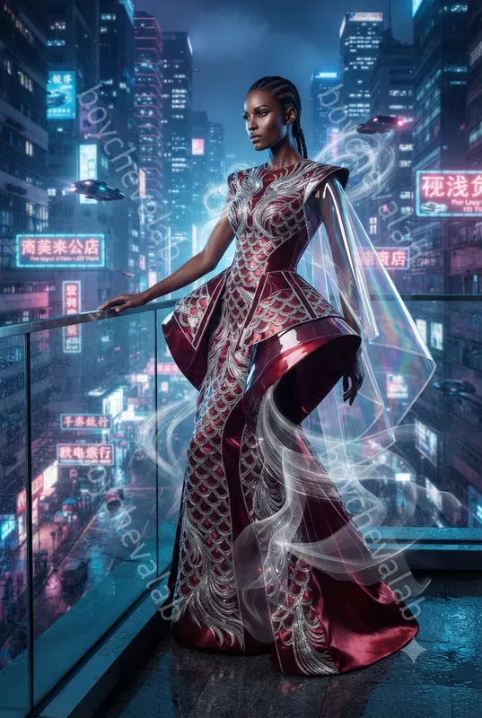 Folklore Meets Future Fashion Art