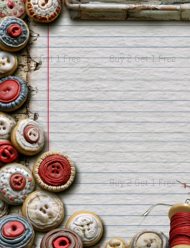 Snowberry Seamstress Girl Plain Papers