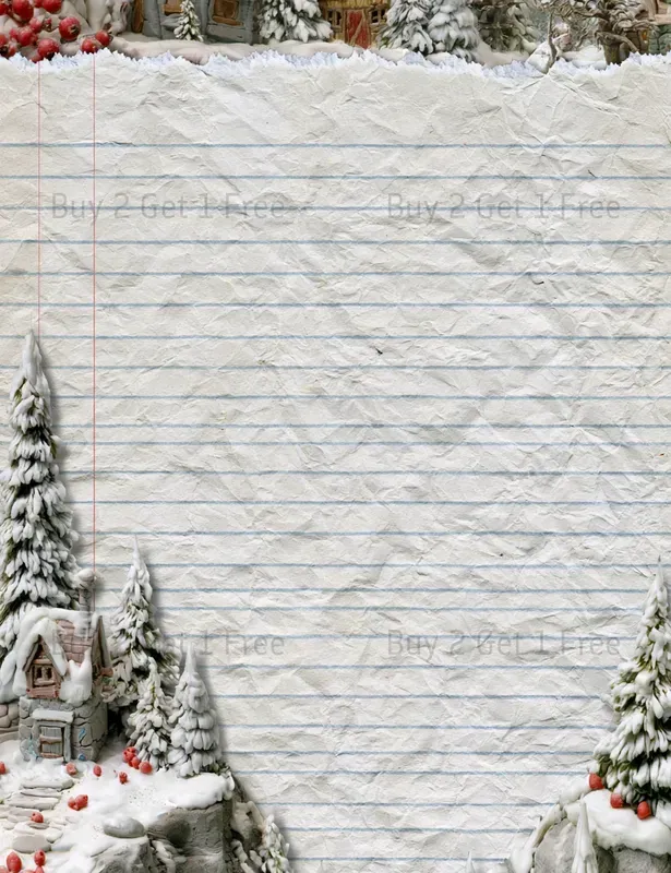 Snowberry Seamstress Girl Plain Papers