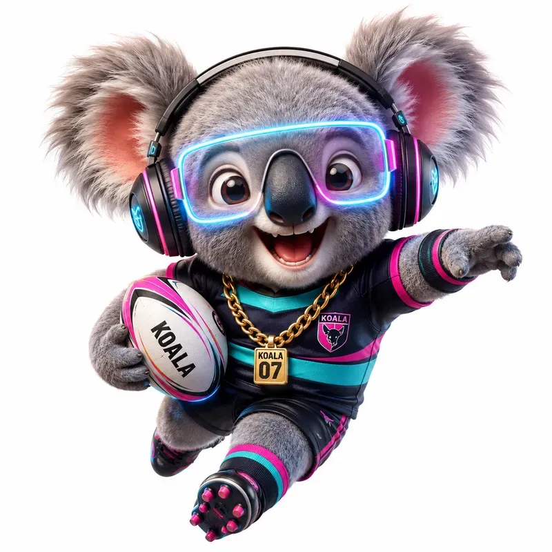 Cute Trendy Animal Sports Mascots