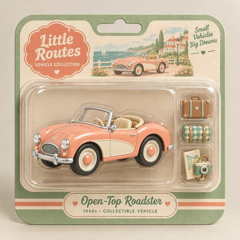 Vintage Wheels 3D Toy Collections