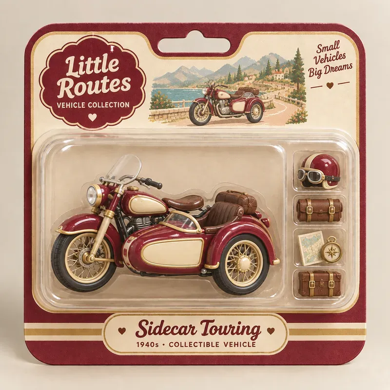 Vintage Wheels 3D Toy Collections