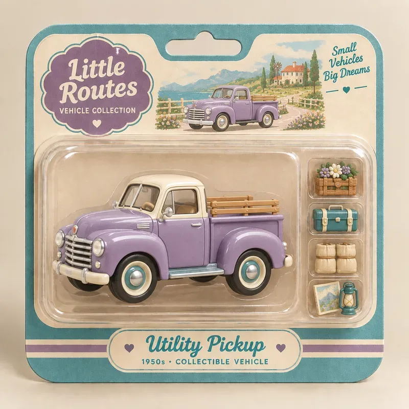 Vintage Wheels 3D Toy Collections
