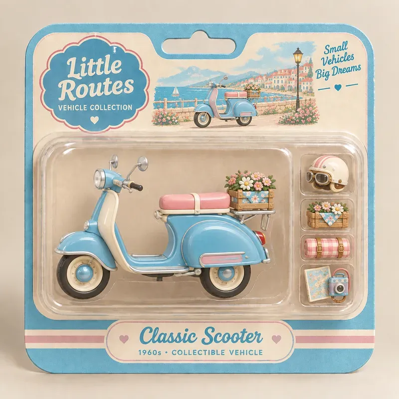 Vintage Wheels 3D Toy Collections