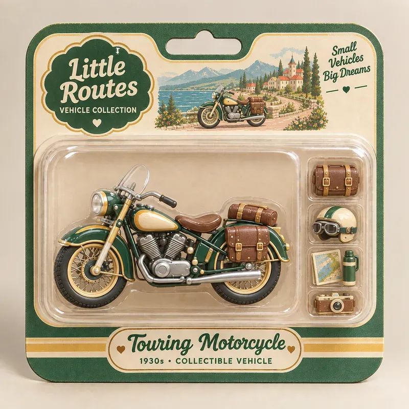 Vintage Wheels 3D Toy Collections