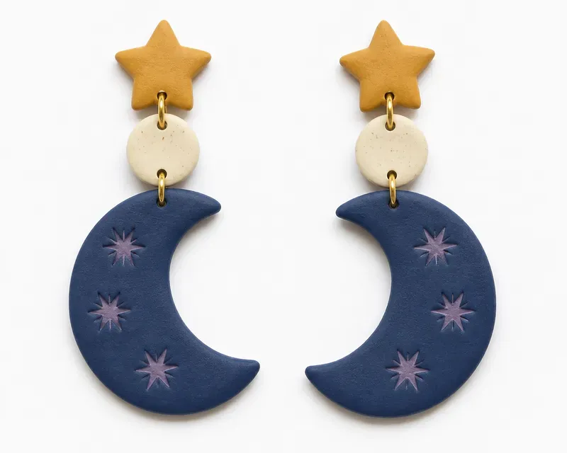 Handmade Clay Earring Designs
