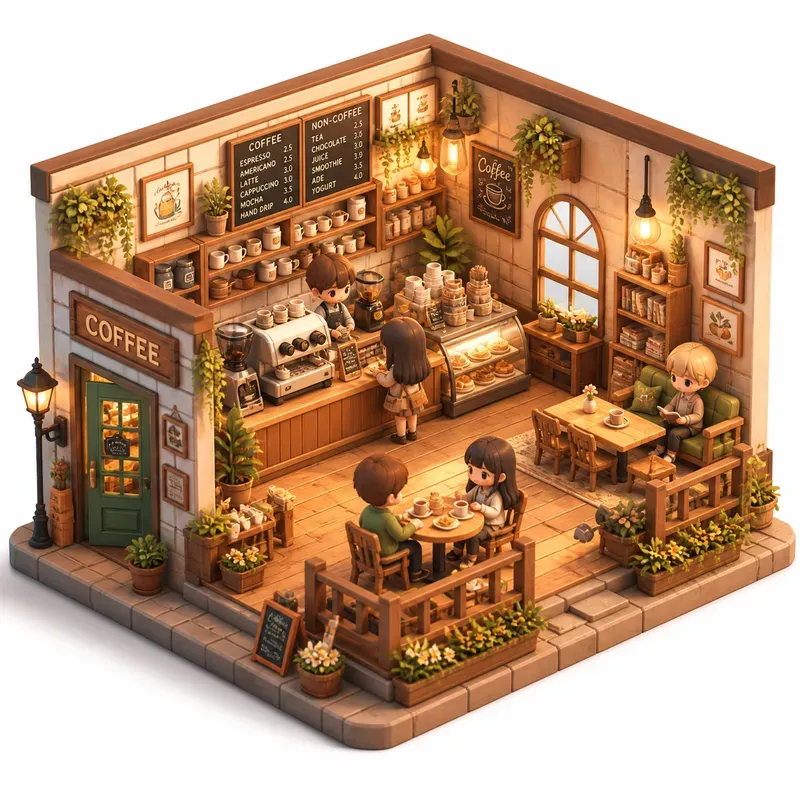 3D Isometric Scene World Generator