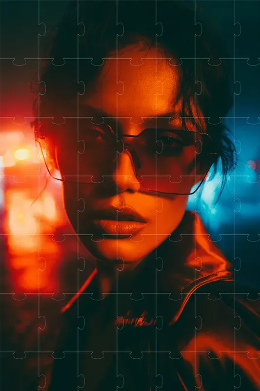 Neon Midnight Cinema Portraits