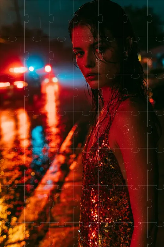 Neon Midnight Cinema Portraits