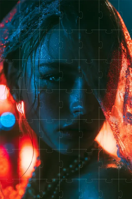 Neon Midnight Cinema Portraits