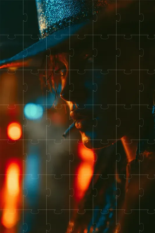 Neon Midnight Cinema Portraits