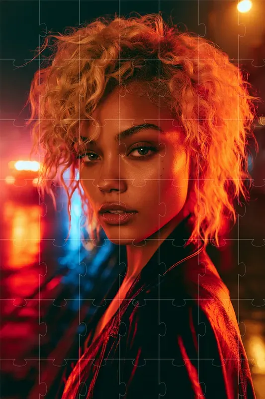 Neon Midnight Cinema Portraits