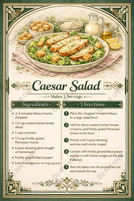 Illustrated Recipe Card Generator