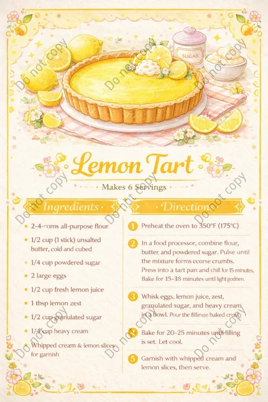 Illustrated Recipe Card Generator