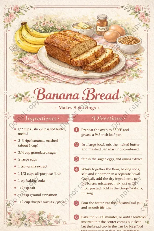 Illustrated Recipe Card Generator