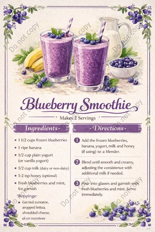 Illustrated Recipe Card Generator