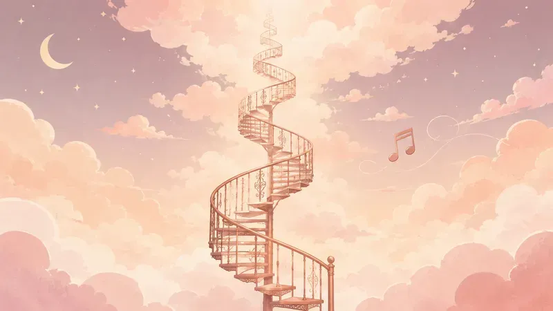 Infinite Pastel Staircases 2D
