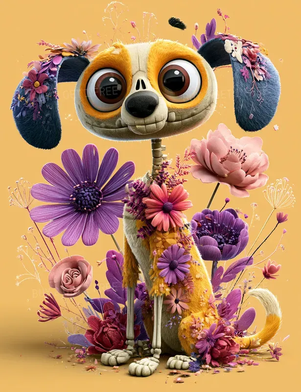 Whimsical Flower Monsters