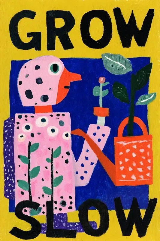 Playful Folk Art Poster Illustrations