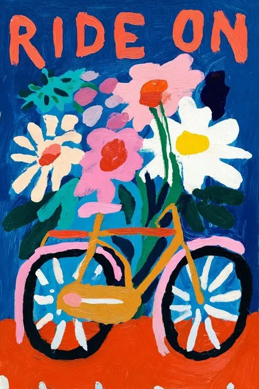 Playful Folk Art Poster Illustrations