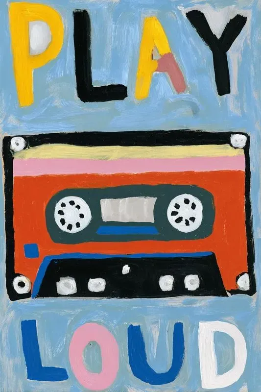 Playful Folk Art Poster Illustrations