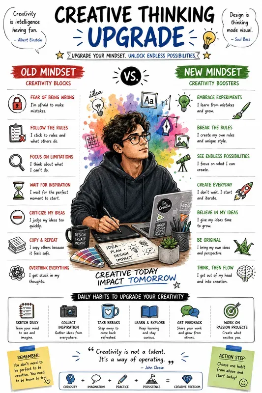 Mindset Shift Infographic Packs